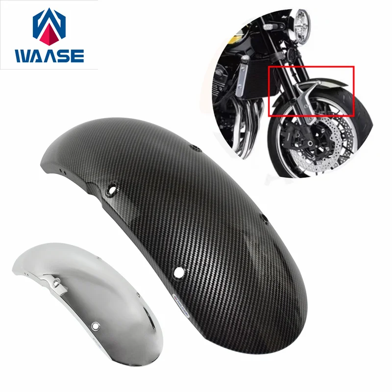 

WAASE Front Wheel Hugger Fender Mudguard Mud Splash Guard For Kawasaki Z900RS Z 900 RS 2017 2018 2019 2020 2021 2022 2023