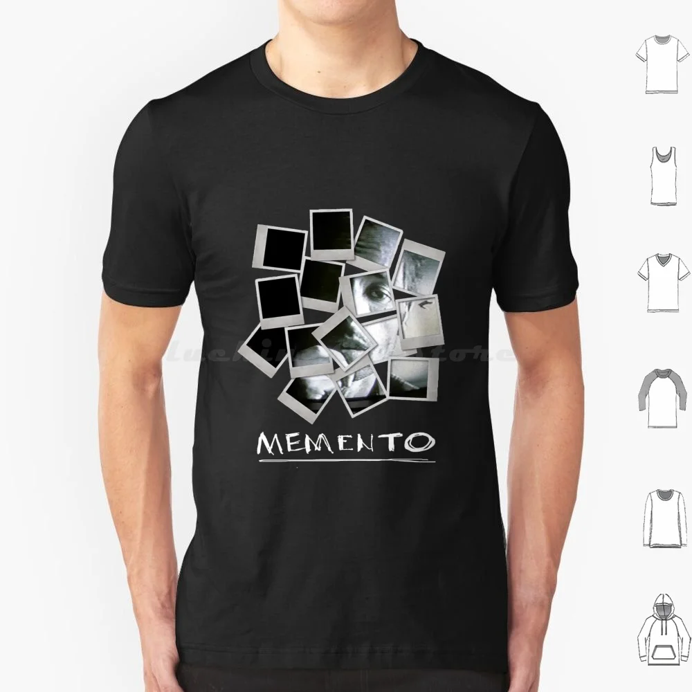 Memento Fotos T-Shirt große Größe 100% Baumwolle Memento Nolan klassisches Meisterwerk Film Film Kino Erinnerung Amnesie Mord Lüge