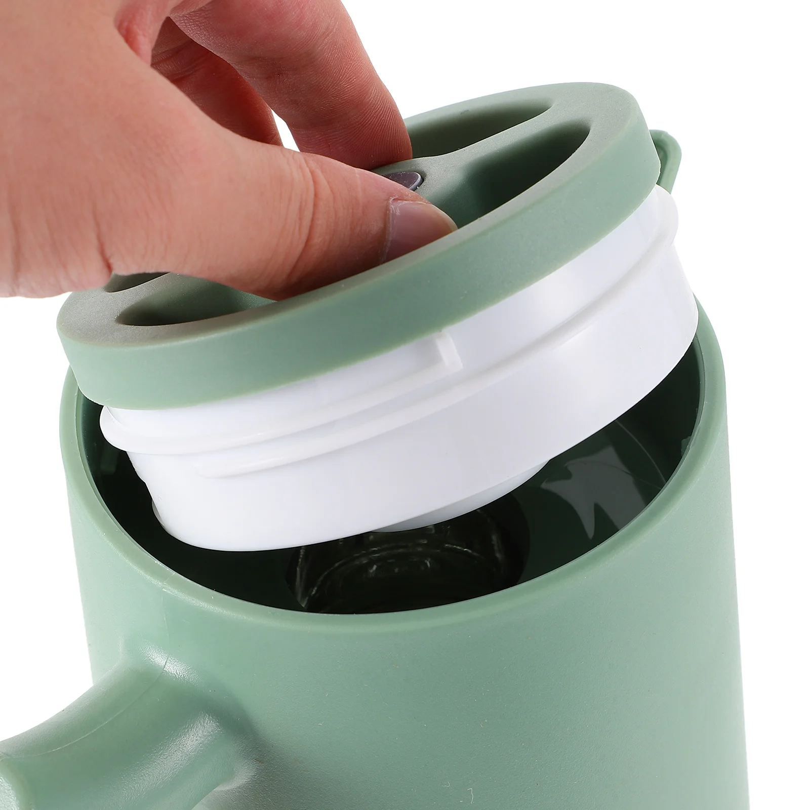 

1Pcs Thermal Kettle Glass Tank Stylish Table Decoration Large Capacity Leak Proof Insulation Hot Water Bottle Household Warm