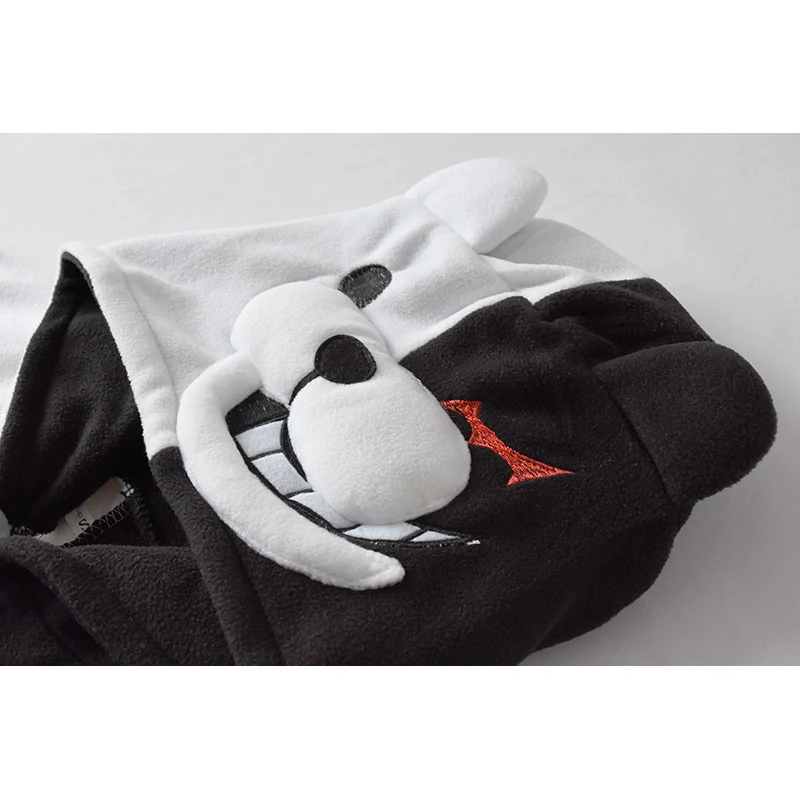 Monokuma Unicorn Kigurumi Pajama Adult Onesie Anime Bear Jumpsuit Black White Animal Pajamas Women Halloween Party Suit Overall