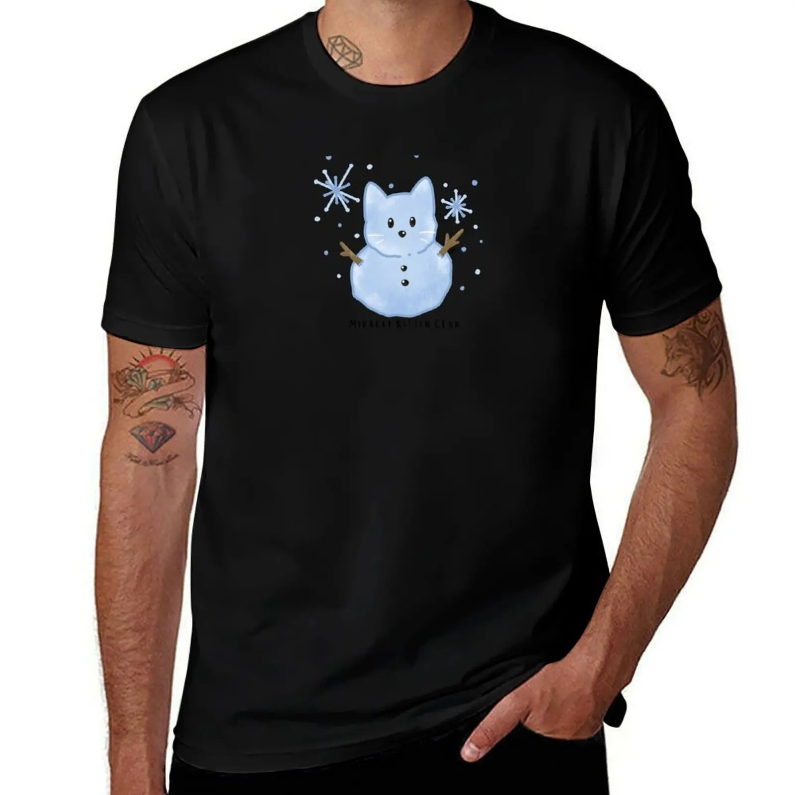 

Snowcat T-Shirt t shirt personalised t shirts for man cotton soft
