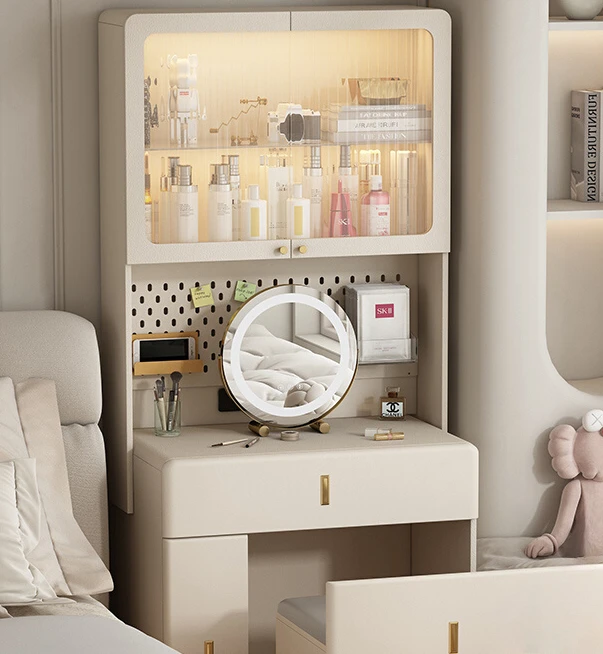 Cosmetic Table Bedside Makeup Table Cream Air Dressing Storage Cabinet