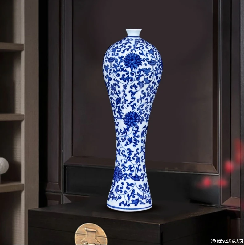 

Jingdezhen Color Glaze Ceramic Vase Store Flower Arrangement Home Livngroom Cabinet Ornaments Crafts Hotel Cafe Club Decoration