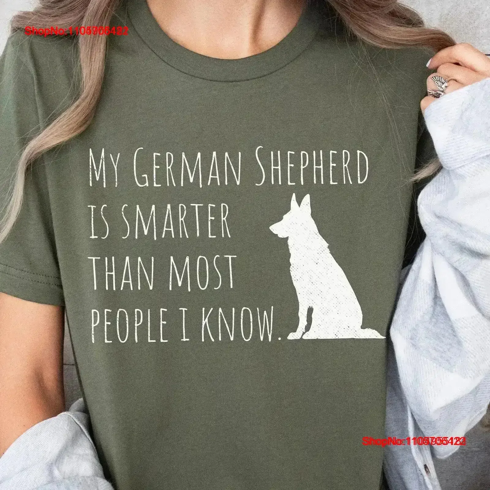 German Shepherd T Shirt Funny GSD Dog Lover 's for Lovers Dad Mom vintage Washed Stylish homme graphic Soft Stretched vintage