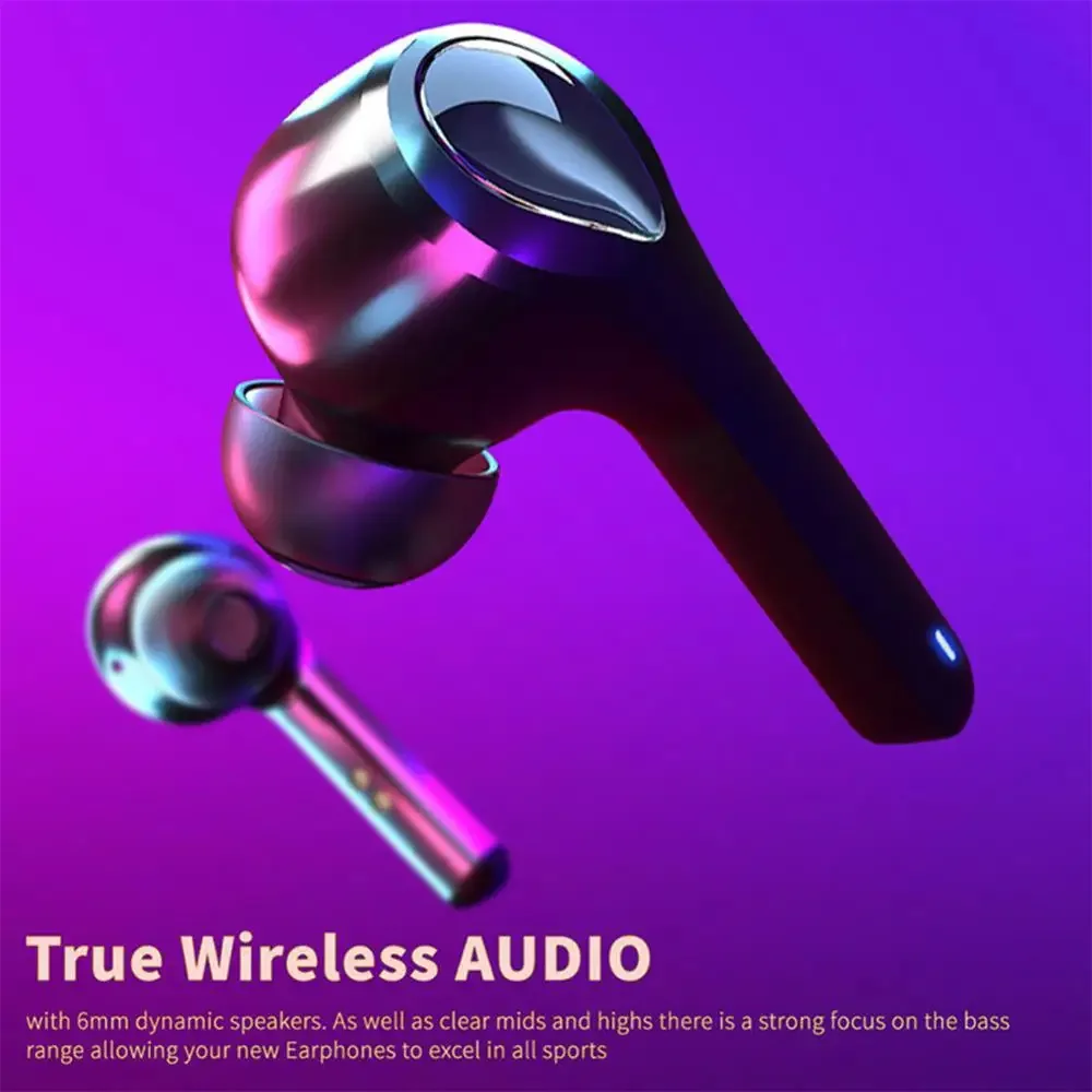 Mini G9 Earplugs Stereo True Wireless Noise Reduction In-ear Earbuds TWS Bluetooth-compatible 5.0 Gaming With Charging Case