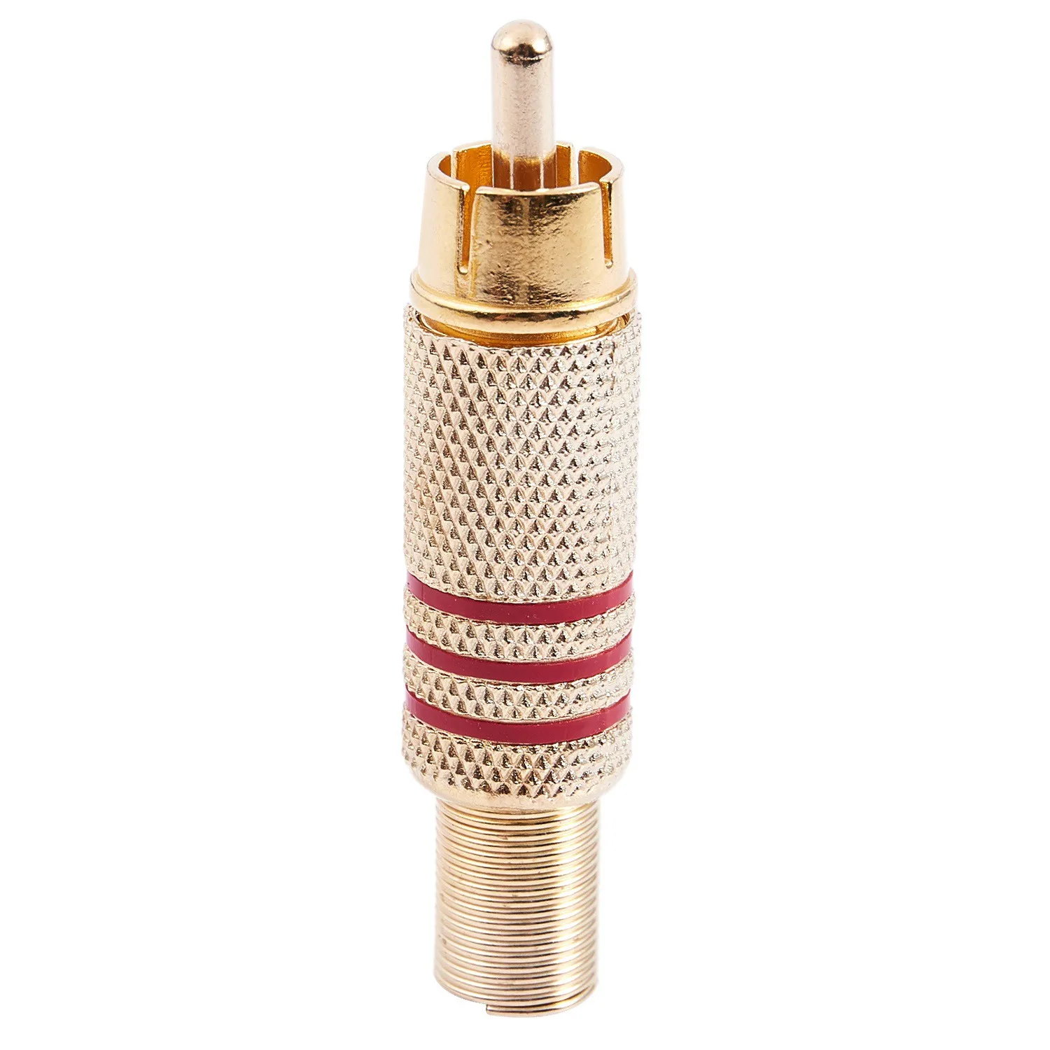 

B94A 10 Pcs 1000UF 35V Radial Aluminum Electrolytic Capacitors 13Mm X 21 Mm & 10Pcs Gold Tone Male RCA Plug Audio Connector Meta