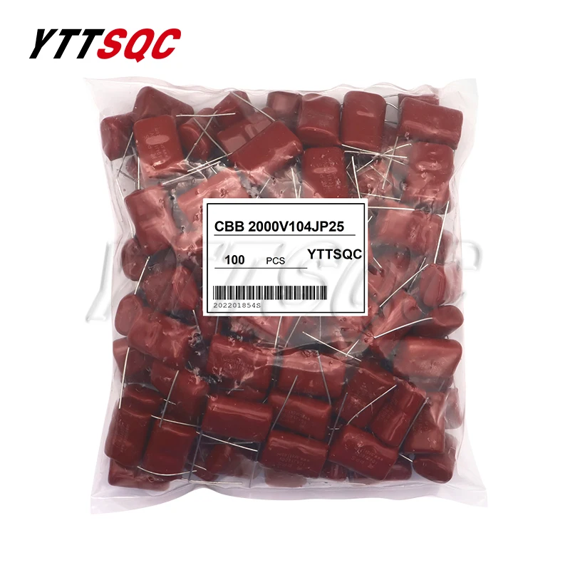 

100V 250V 400V 450V 630V 1600V 2000V CBB Polypropylene film capacitor 101 103 104 105 125J 221 222 223 224 225 332 333 334