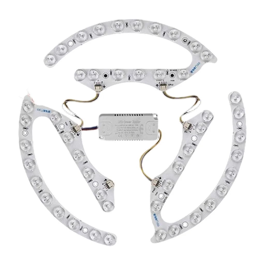 Magnetic LED For Ceiling Light Module 3-Color Dimming 220V 72W 96W 120W 144W 6000K 4000K 3000K for Existing Fixtures
