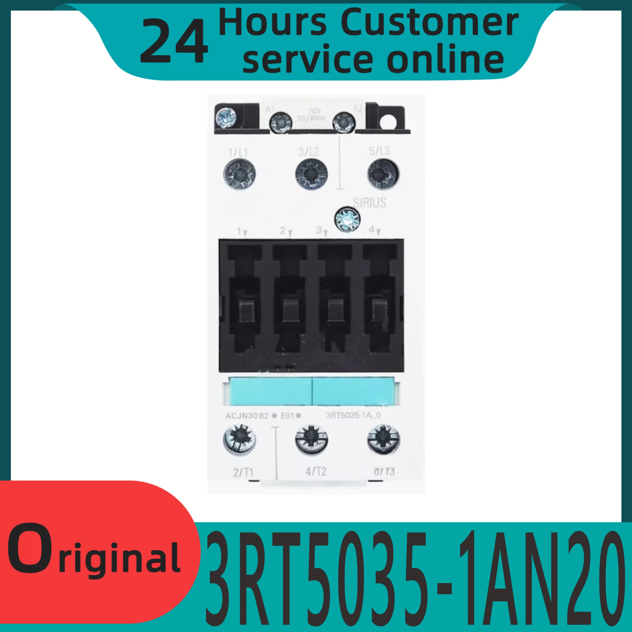 

New original contactor 3RT5035-1AN20 1AG20 1AQ00 110V 220V 380V