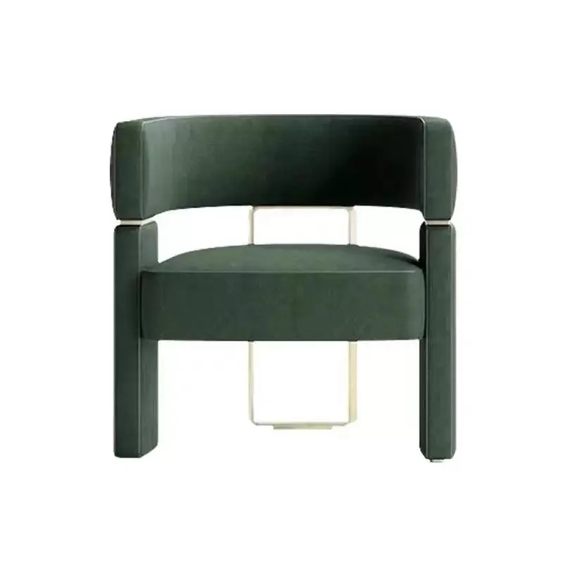 

Italian light luxury living room villa mansion matching single sofa designer modern simple home leisure sofa chair