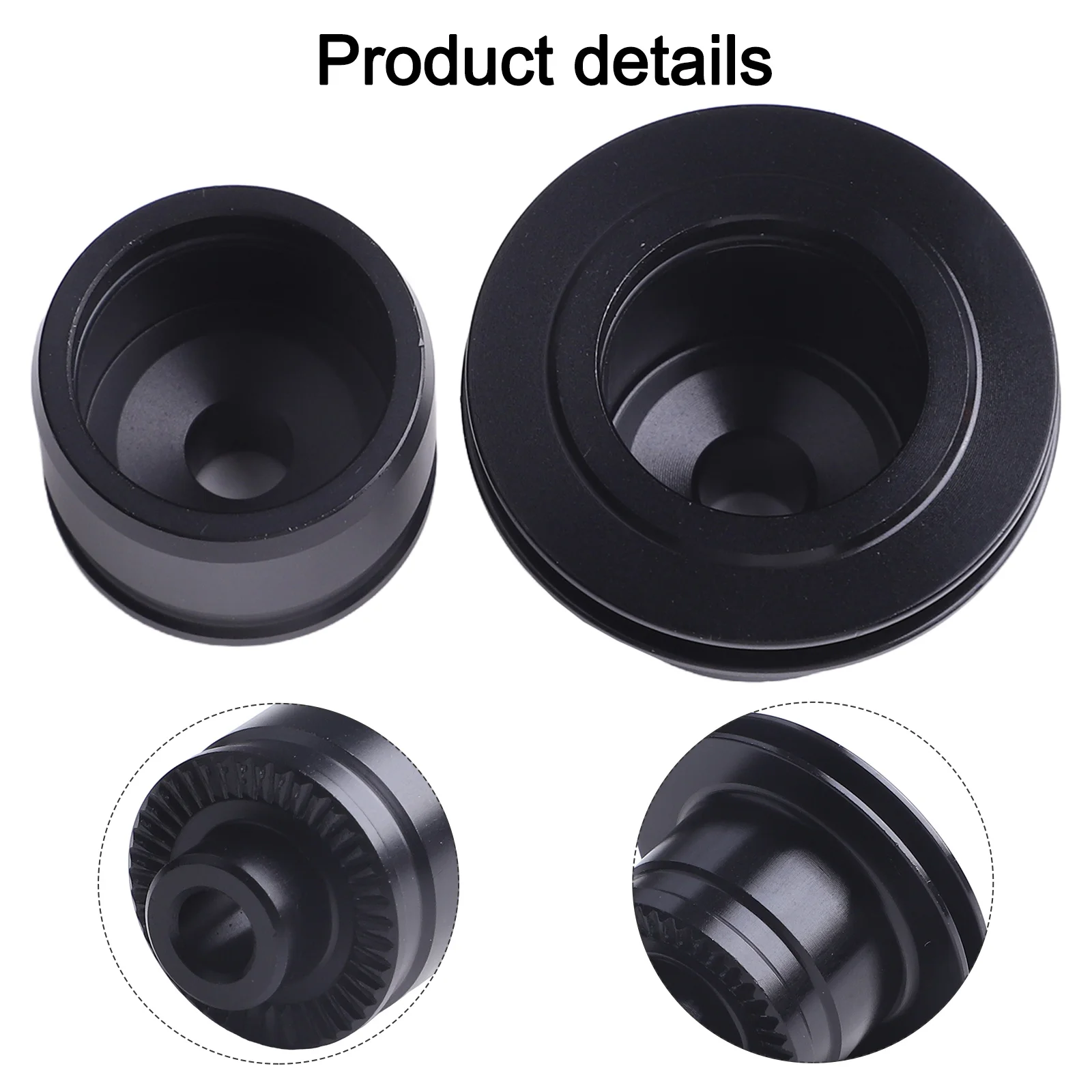 for durable Alloy Hub Cap Easy Installation Black Color Converts MTB Bicycle Hub Compatible with For Koozer XM490 Axle Options