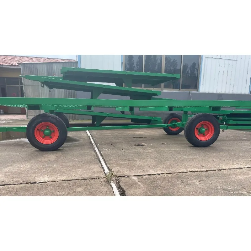 Hot Sale Farm Transport Green Plants Pot Truck Garden Small Farm  Tracking Trailer