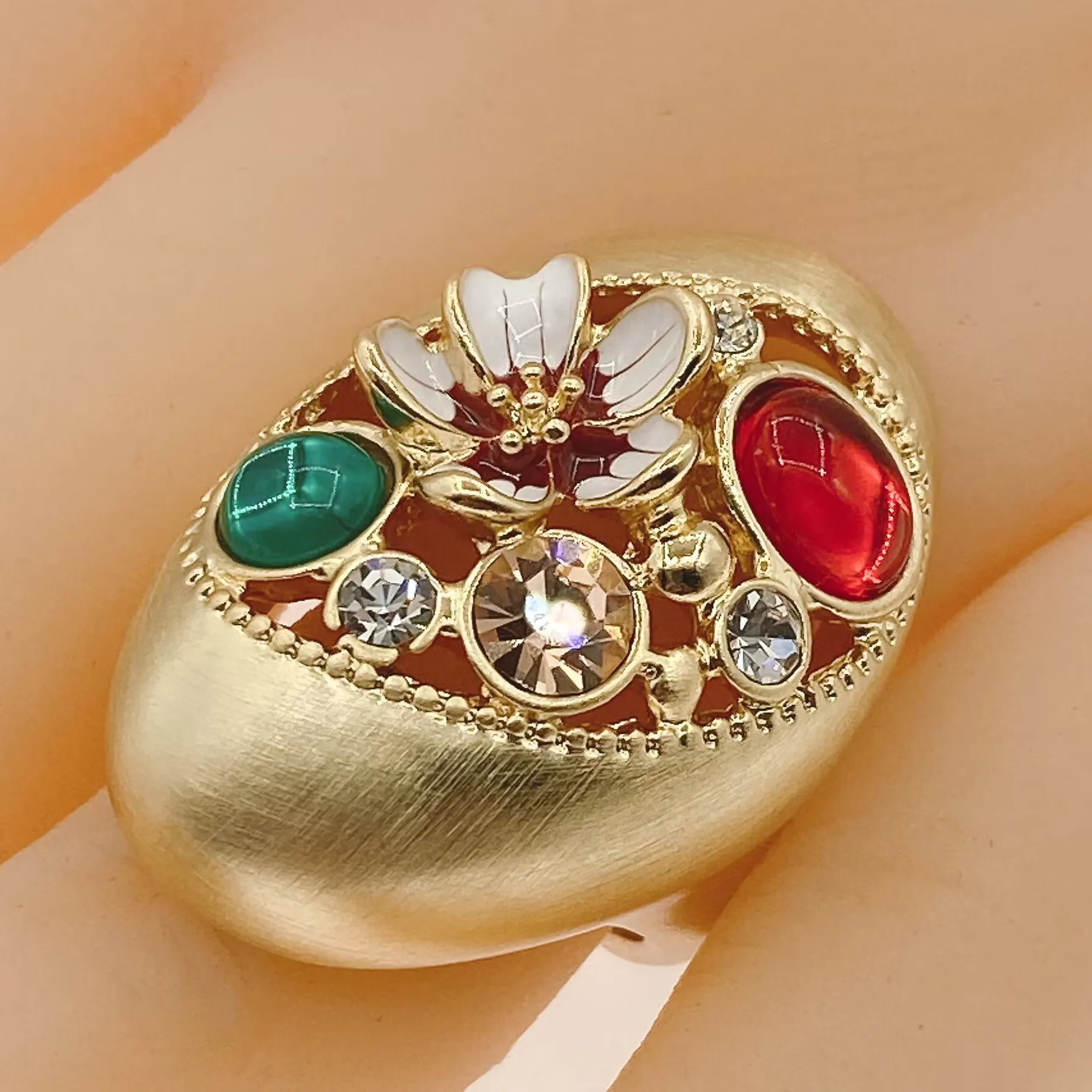 עניין מיוחד-קריסטל נשים טבעת חתונת קריסטל מסנוור זירקון מתנה עדינה באיכות מעולה לנשים קלאסי תכשיטים אופנה חדשה