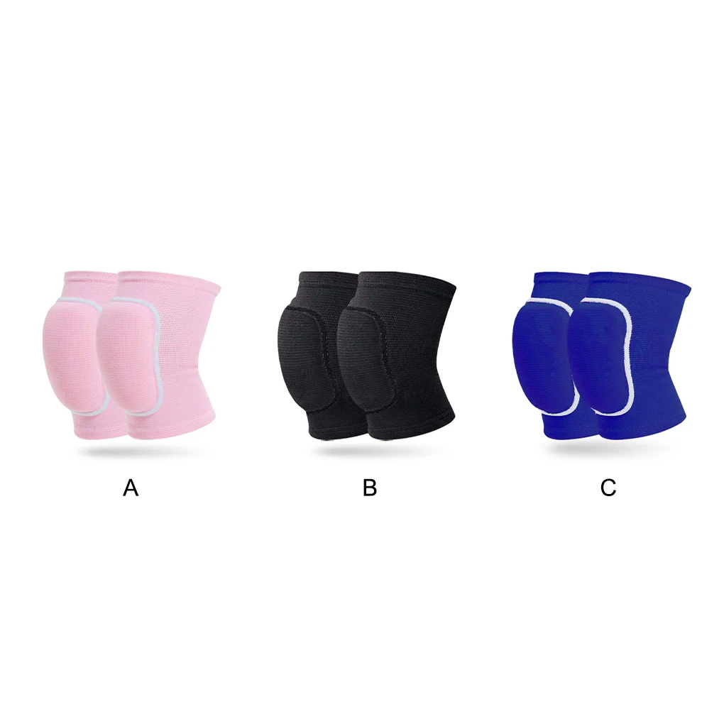 2x Soccer Knee Protector - Breathable Fabric Elasticity Fit All Leg Shape Quick Drying Volleyball