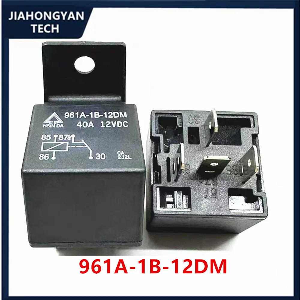 New 961A-1B-12DM 12V 40A Automotive Relay with 4-pin Base GPS Navigation Normally Closed Relay