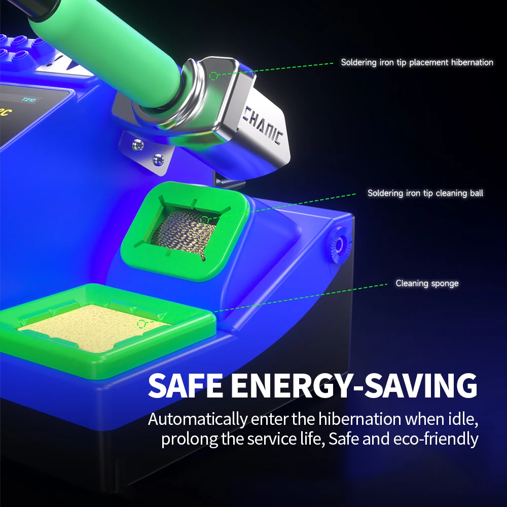 ميكانيكي سويفت 1 محطة لحام بشاشة ديجيتال ذكية تدعم C210/C245/115 وحدات تحكم PCB أداة إصلاح لحام