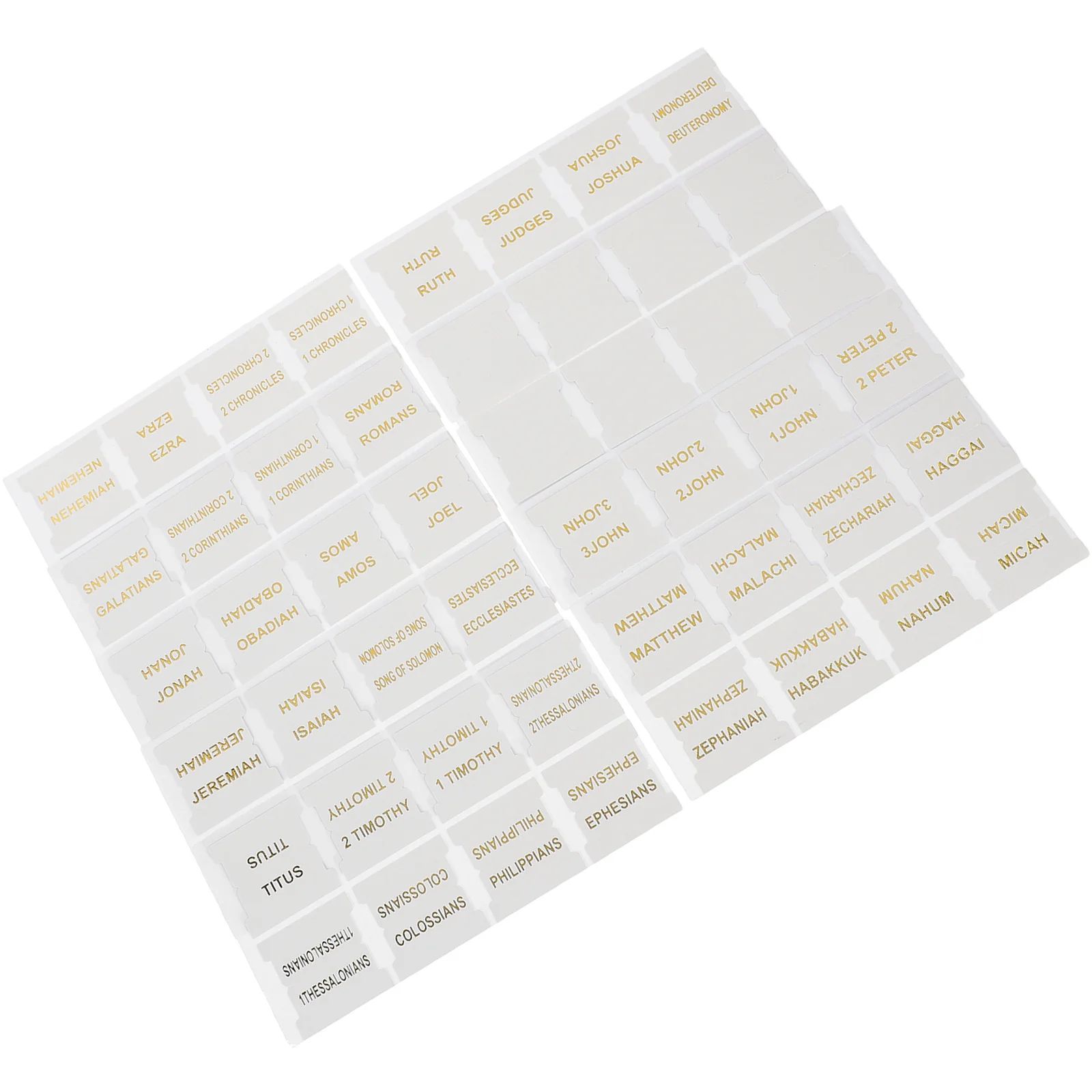 علامات مؤشر الكتاب المقدس، علامات تبويب بيضاء محايدة، علامات قوية، ملصقات فواصل الدراسة لمستلزمات يوميات الكتاب #5