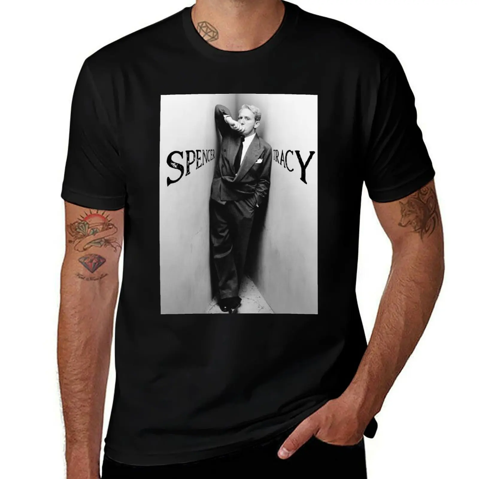 Spencer Tracy T-Shirt Performance Workout Short Sleeve Tee T-Shirt