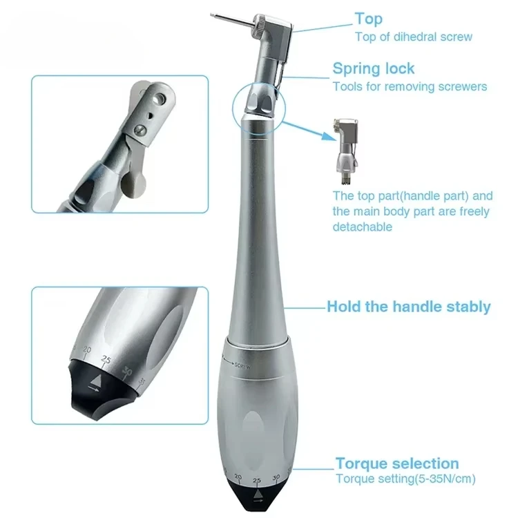 

Premium Adjustables Universals Implants Torques Wrenchs Latch Head Type Handpiece Driver Mini Screw/torq Control Adjustables