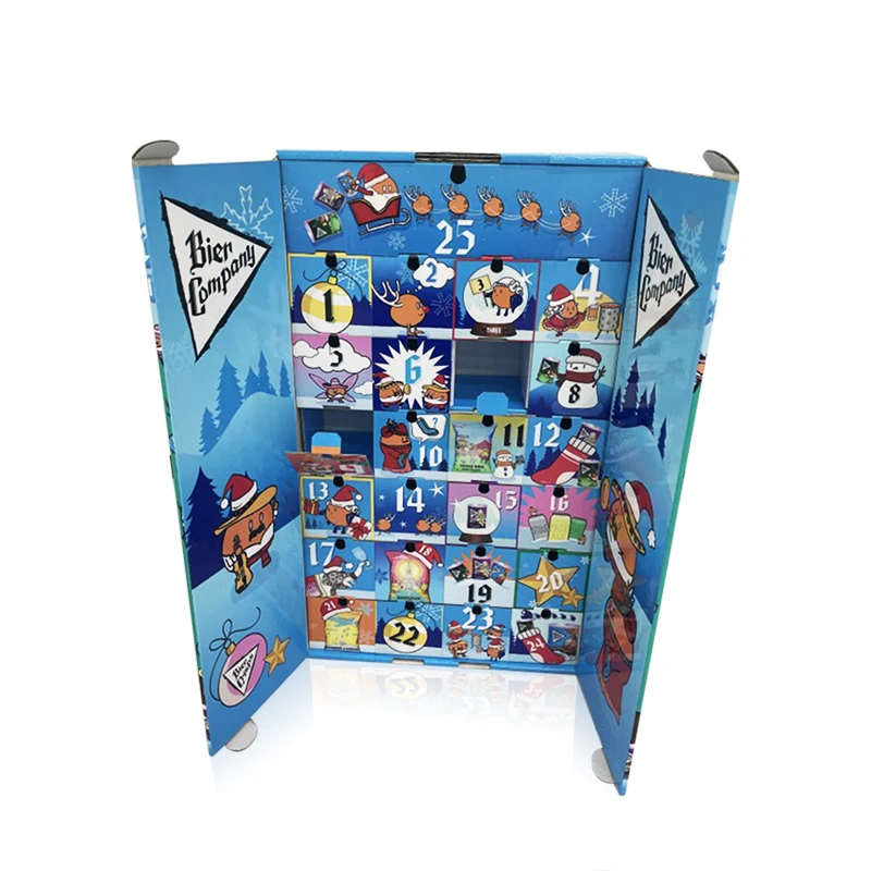 

Customization.Manufacturing Custom Beer Advent Calendar Box 24 Day Wholesale Paper Cardboard Beer Box Packaging
