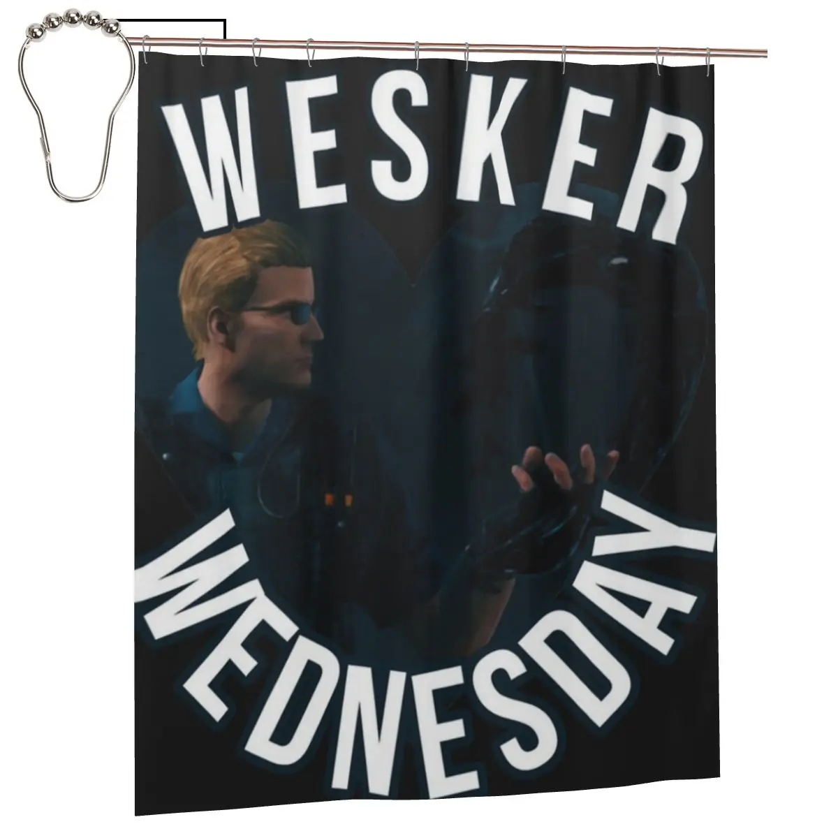 

В средние дни недели мы предлагаем водонепроницаемые полиэстеровые занавески для душа Wesker Albert с крючками.