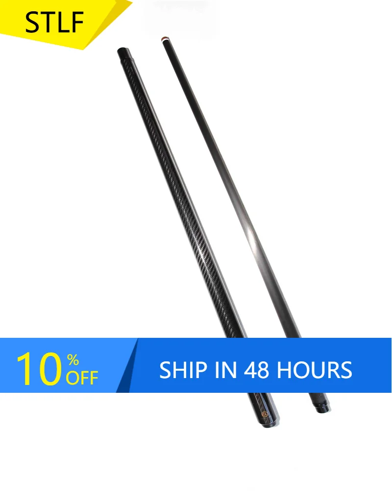 

STLFOKHEALING Professional Carbon Fiber Pool/Billiard Cue 12.4mm Premium Pigskin Tip Uni-Loc Quick Release Joint