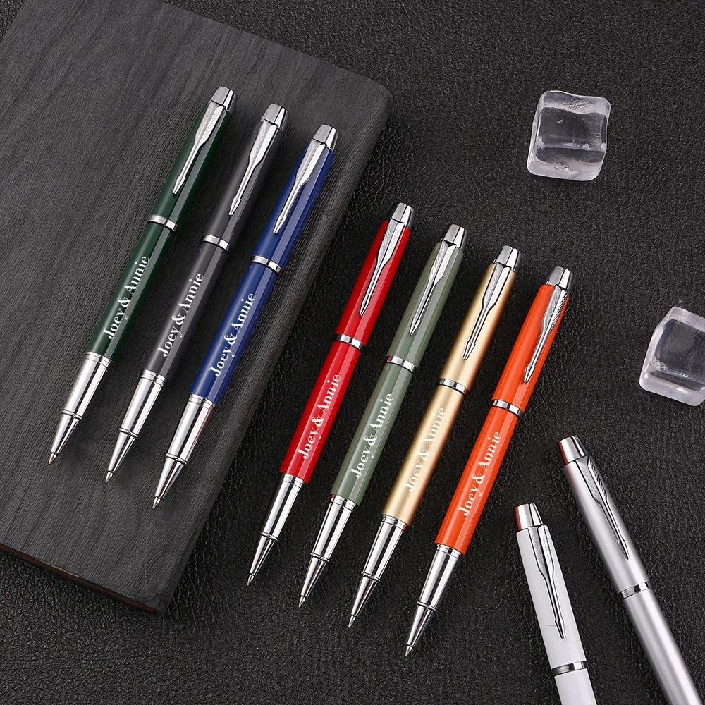 Free customized logo, metal neutral pen, graduation holiday advertising promotion gift  japanese stationery 0. 5mm gel pen