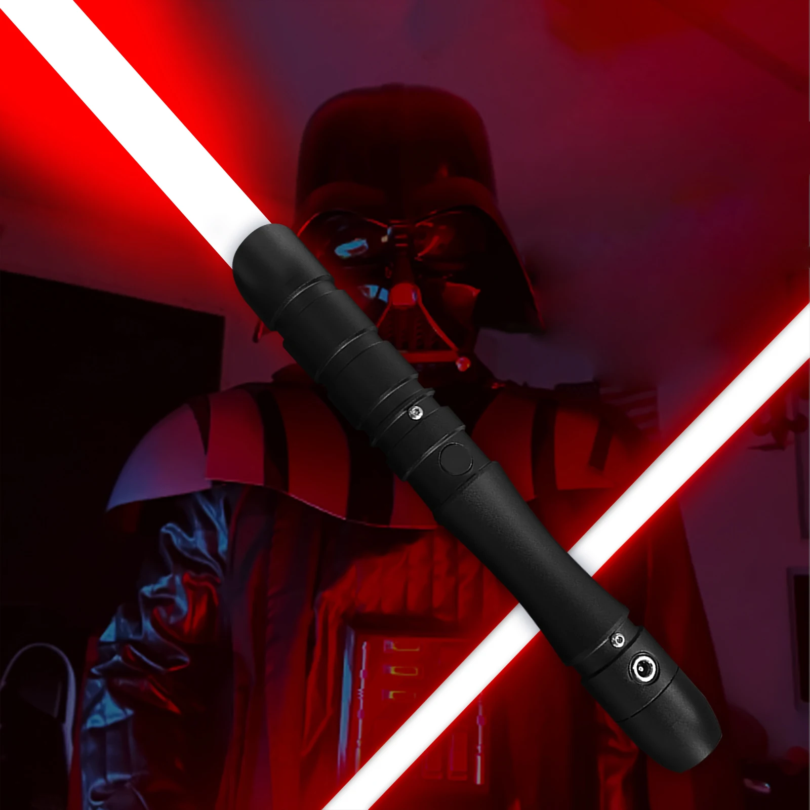 

Светодиодный световой меч Jedi Sith, тяжелый дуэль Force FX, перезаряжаемый световой меч, громкий звук, высокий свет с FOC, металлическая рукоять