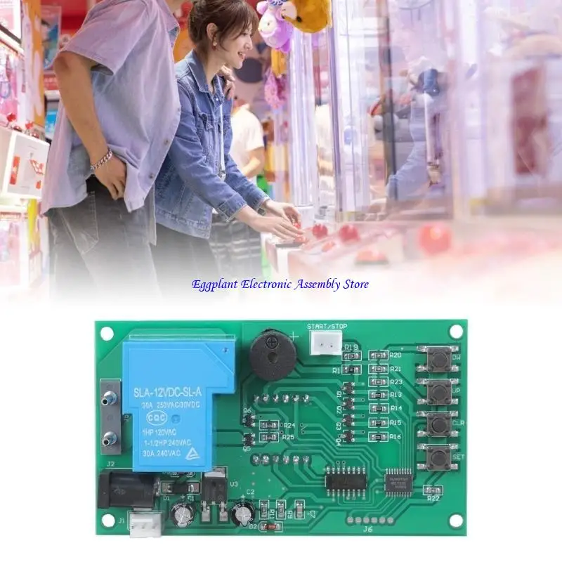E28D High Capacity Time Relays Module 1250WAC 500WDC Timer Control Board For Slot Machines Vending Equipment Accessories