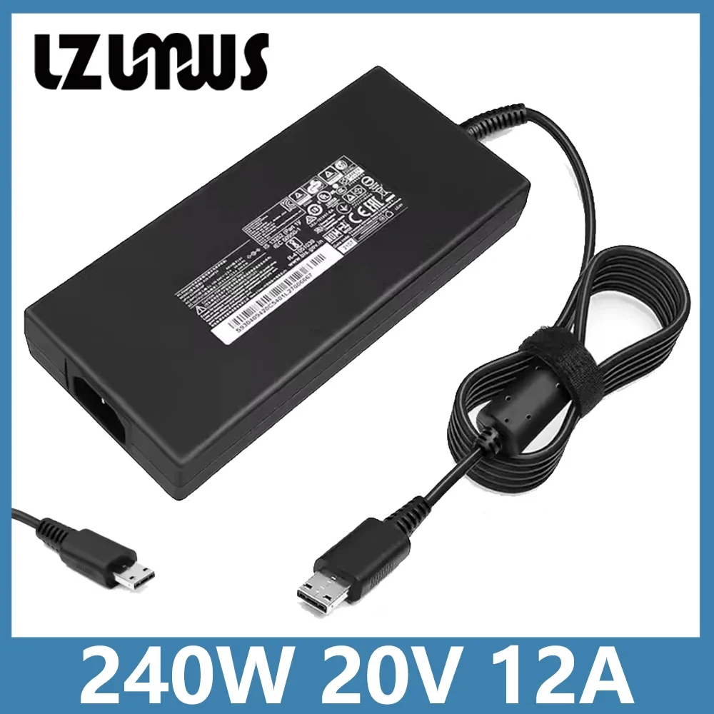 240W USB Tip Charger for MSI GE76 GE66 GP76 GP66 GS77 MS-17K3 A20-240P2A A240A007P S93-0409410-C54 (Not Work MSI Delta 15 Series