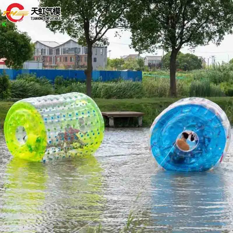 Fast Air Shipping Giant Inflatable Water Roller Walking Ball Swimming Pool Human Rolling Balls for Sale