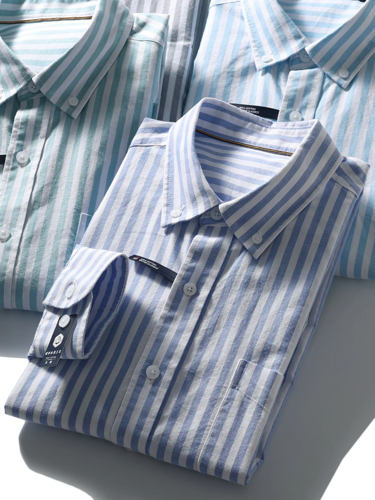 قماش الثور الكلاسيكي القطن الخالص طويل Sve Waed شريط الرجال عادية فضفاض irt تنوعا موسم الربيع أربعة مواسم