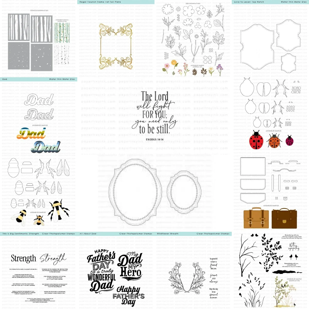 Bee Flower Peaceful Meadow Stamp Set Metal Cutting Stencil DIY Scrapbooking Easter Craft Embossing Making Stencil 2026 new