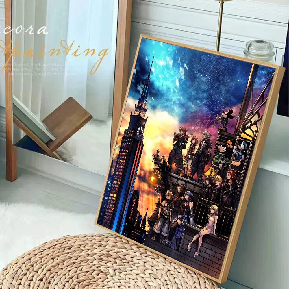 ملصقات Kinddoms Amine H-Hearts خمر ، مطبوعات ورقة بيضاء لاصقة ، ملصقات حائط فنية