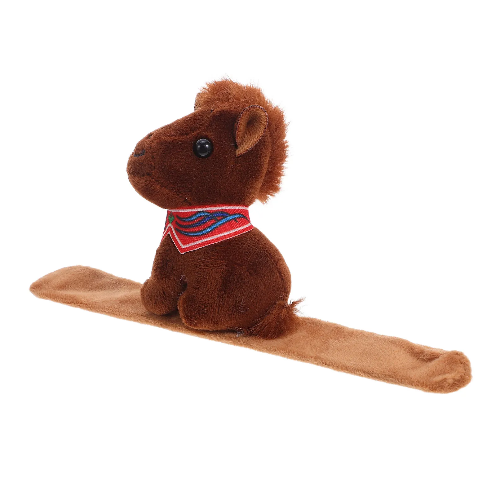 

Милый браслет-хлопушка в виде лошади для детей - Мягкий браслет с животным принтом - Креативные подарки для игр и вечеринок на день рождения - Лошадь по китайскому зодиаку