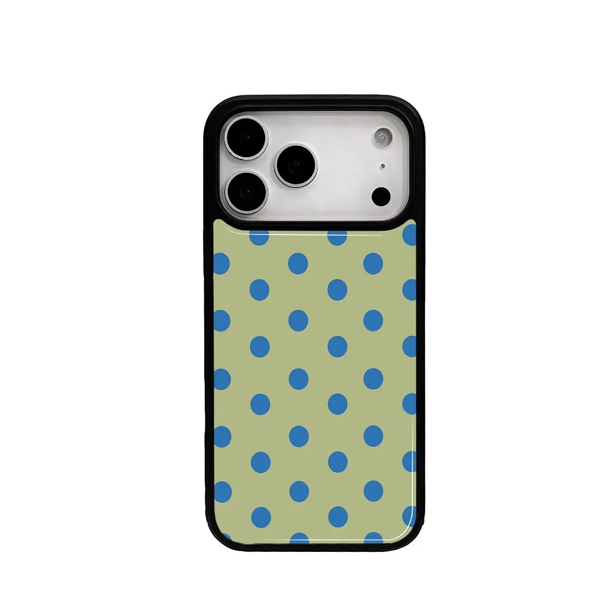 Minimalist White and Black Polka Dots Drop Glue Phone Case For iPhone 17 AIR 16 15 14 13 12 11 Pro MAX Plus Y2K Minimalism Cover view 6