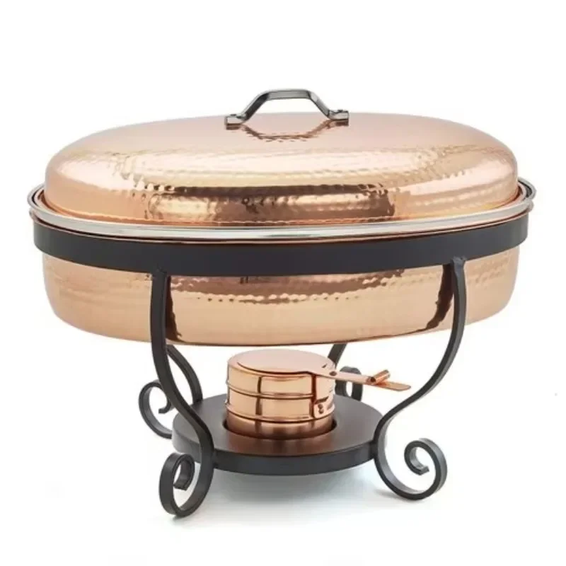 

Hot Pot Copper Plated Luxury Heater, Decorative Hotel and Restaurant Set Hot Pot