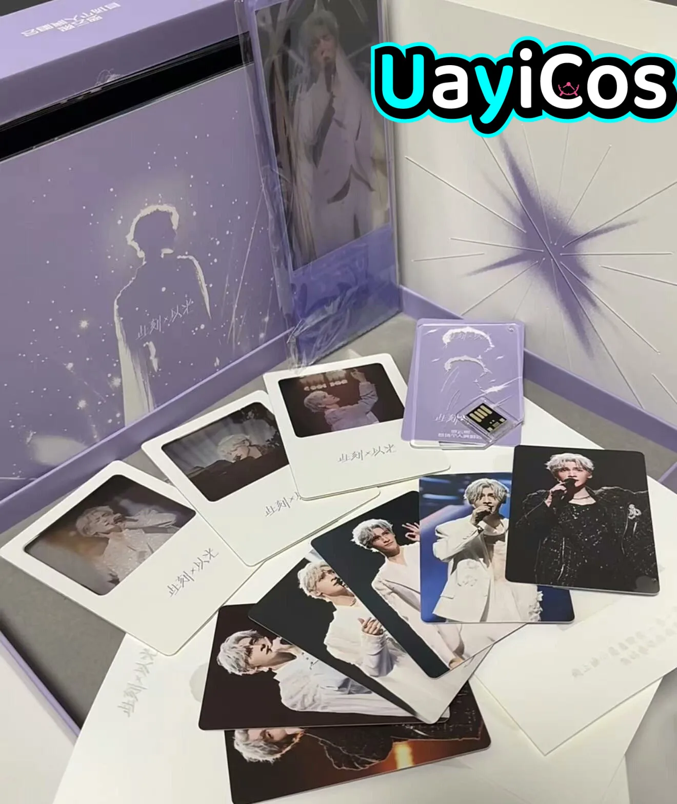 

In Stock Original Luo Yunxi This Moment X Light Record Album Collect Albums Postcard Ornament Anime Game Toy Kids Gifts Box Cos