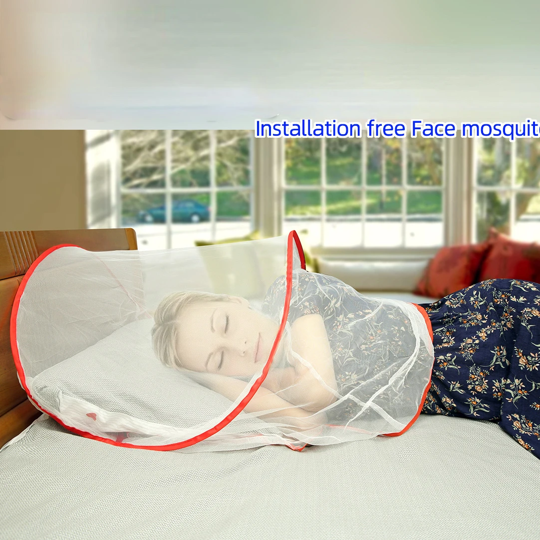 

Foldable and Enlarged Mosquito Net Cover with Circular Head for Travel Portable Storage and Installation Free Mosquito Net