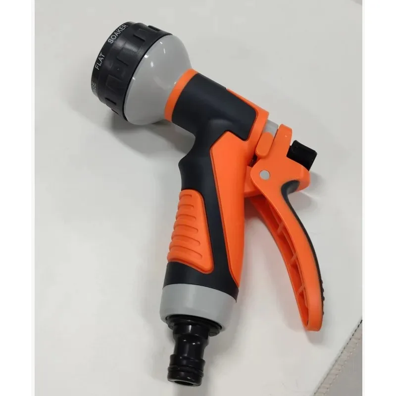 High Pressure Garden Spray Nozzle, 1 Pack Multi-Function Hose Gun for Irrigation, Flower Watering, Car Cleaning, Patio