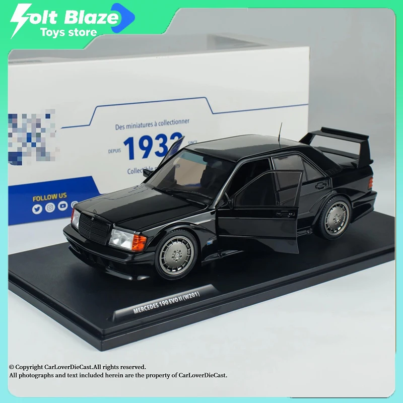 

Solido масштаб 1/18 Mercedes-Benz 190 (W201) EVO II 1990, литая модель автомобиля, имитация статических автомобилей, коллекция автомобилей из сплава, подарок для мальчика