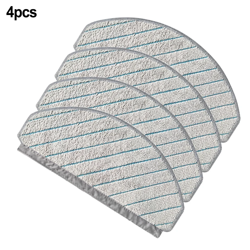 4Pcs Vacuum Cleaner Mop Cleaning Cloth For Ecovacs Deebot Plus Plus Washable Mopping Pads Accessories