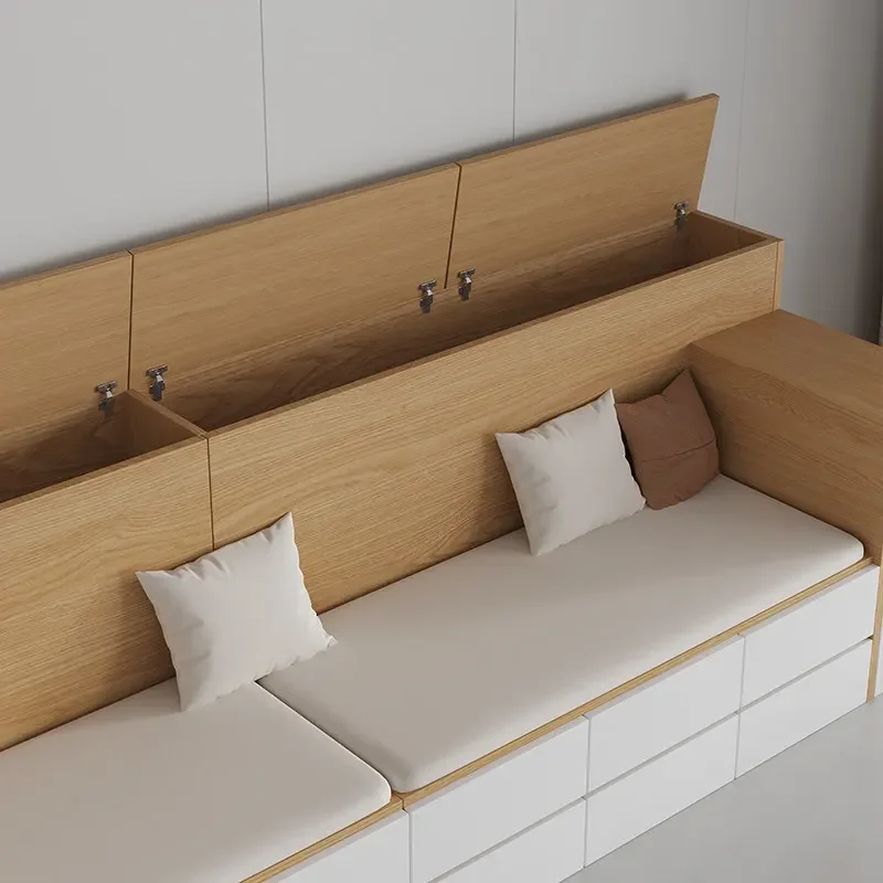 Sofa Floor, Living Room Wall Cabinet Integrated Combination Multifunctional Home Card Seat Bookshelf Cabinet TV