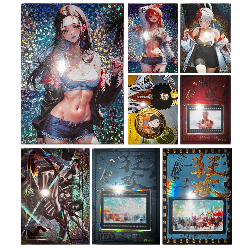 

Japanese anime ONE PIECE Nico Robin Shanks Perona Monkey D. Luffy Collectible cards Christmas birthday gifts Children's toys