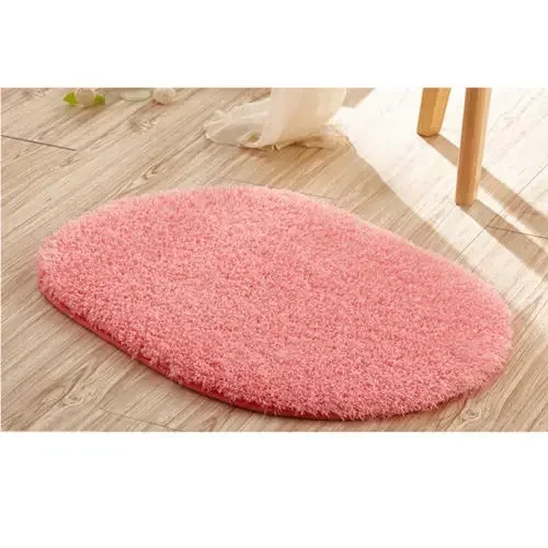 Bath Mats Non-slip Cashmere 30*50cm Toilet Floor Mat Strong Water Absorption Shower Kitchen Bedroom Soft Rug Bathroom Accessorie