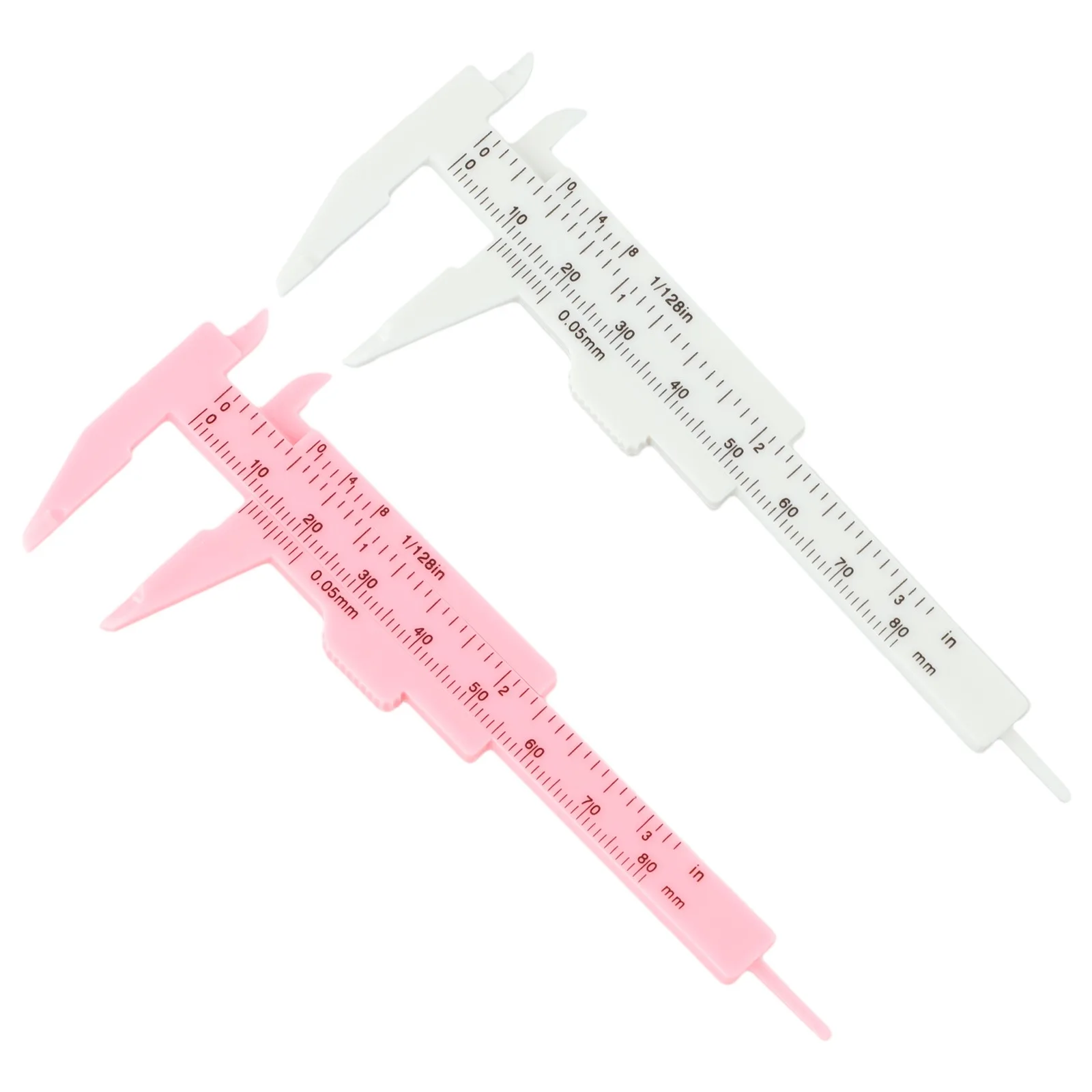 2PCS Caliper Gauge Mini Vernier Caliper Compact Design Easy To Carry 10.7*4.5 Cm For Professional Applications