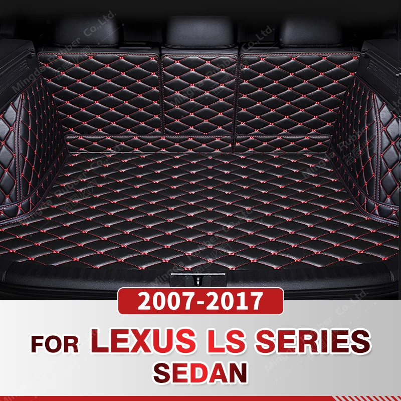 

Full Coverage Trunk Mat For LEXUS LS Sedan 2007-2017 16 15 14 13 12 11 10 09 08Car Boot Cover Pad Interior Protector Accessories