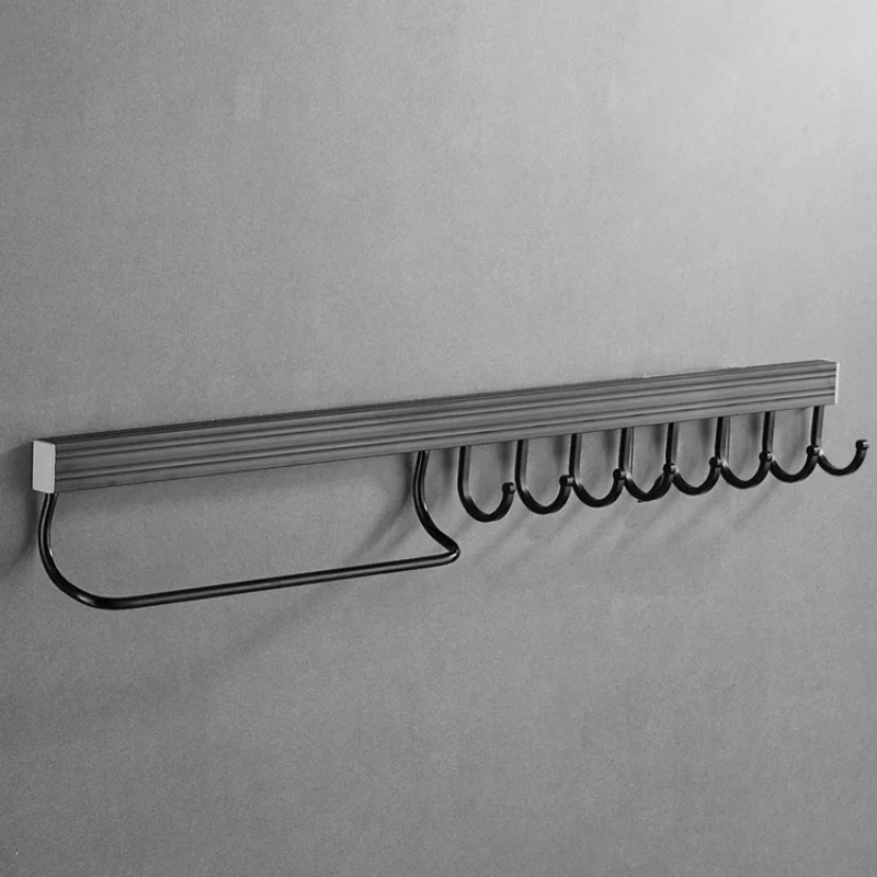 

Kitchen hook rack, non punching hanging rack, spoon shovel, row hook hanging rod, wall hanging, non nail storage rack, cross bar