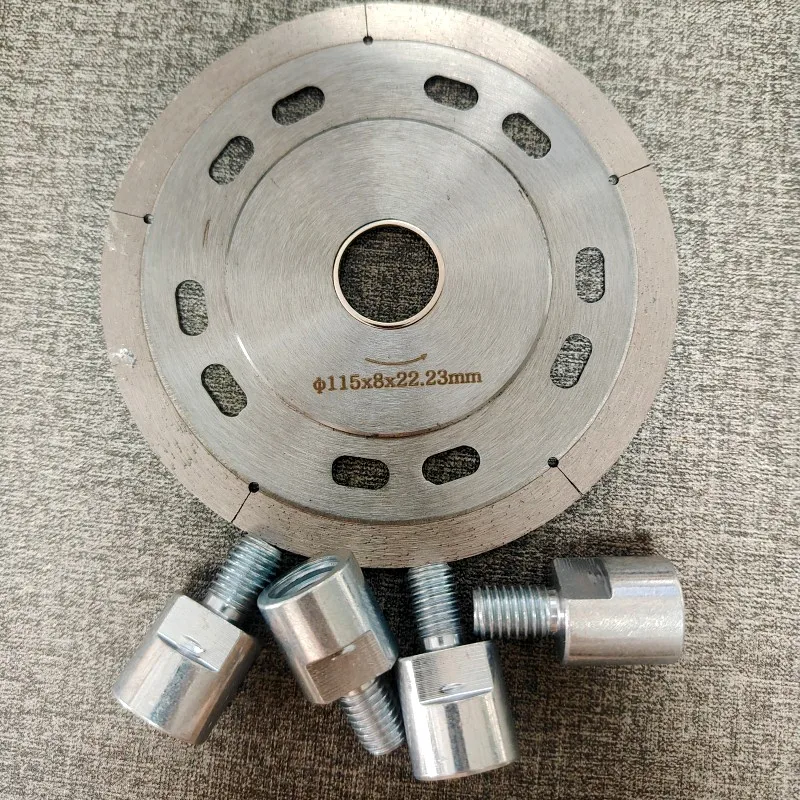 

115mm Diamond Saw Blade Dry Cutting Disc Hot Pressing Brazed Angle Grinder Wheel for Stone Tile Wall Concrete Cutting Tool M14