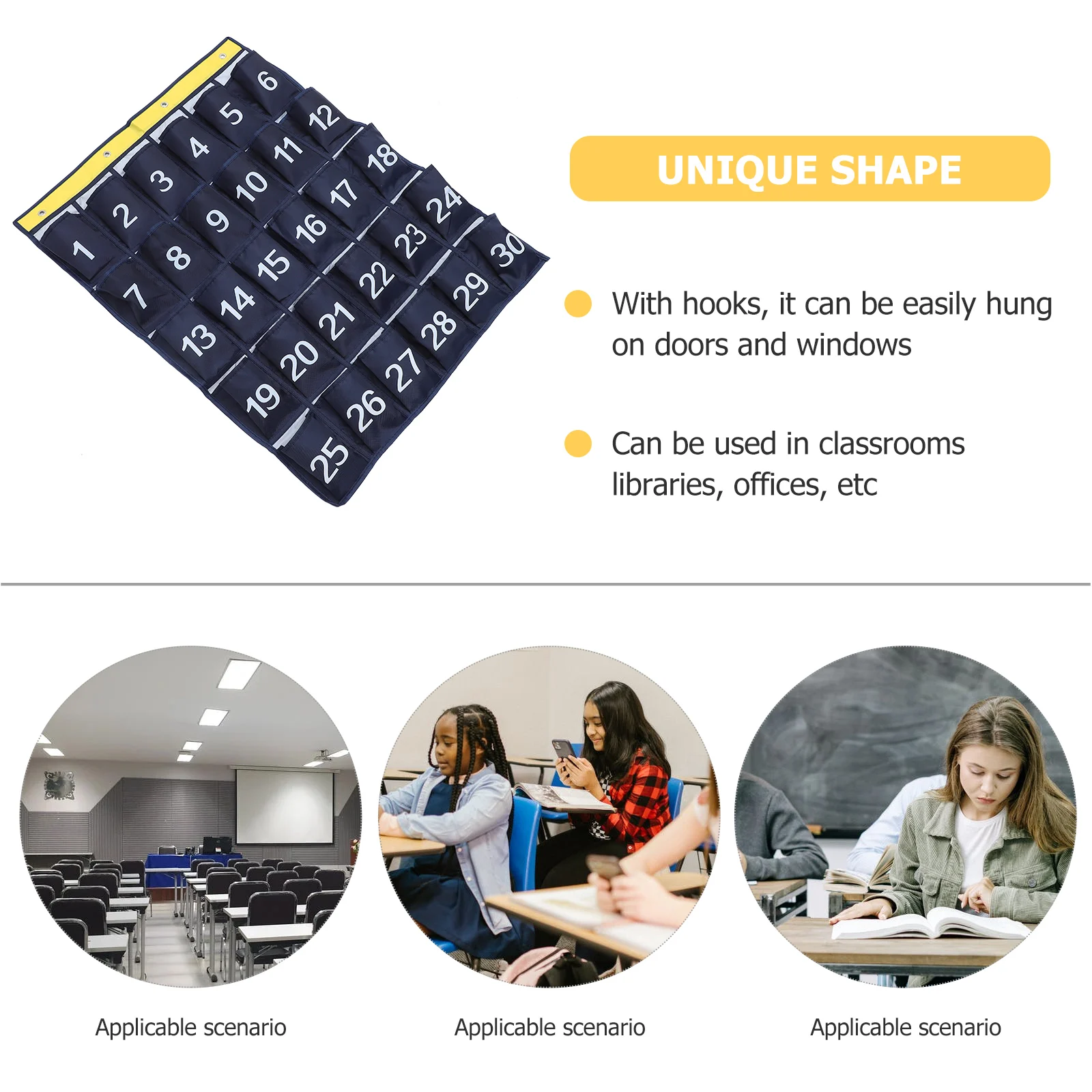 

Mobile Phone Storage Bag Cell Classroom Holder Cellphone for Organization Organizer Wall Office